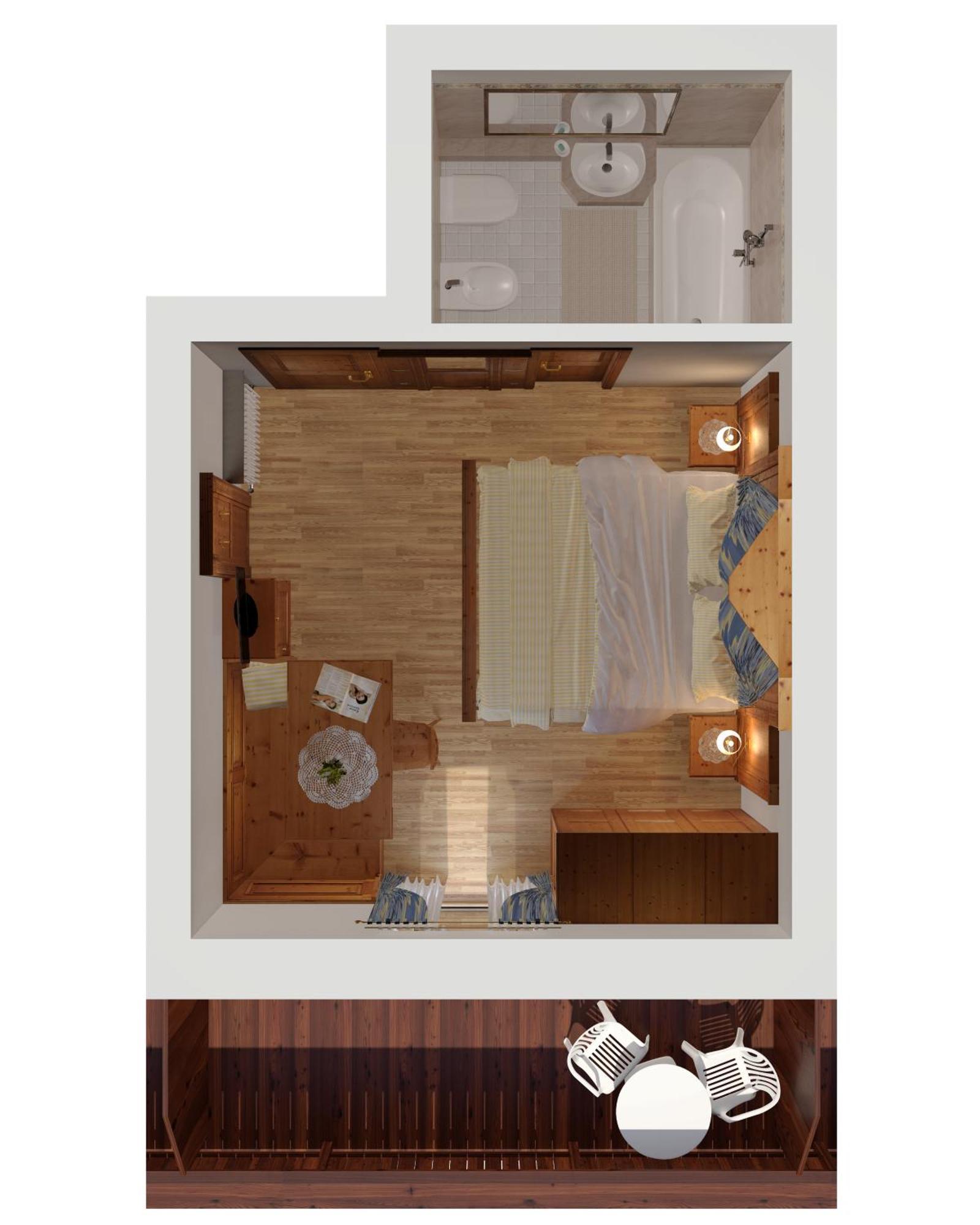 סיוזי Hotel Enzian Genziana חדר תמונה